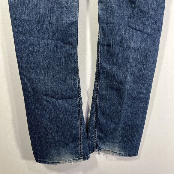 Mudd Skinny Boot Dark Wash Denim Jeans Women's Juniors Size 3 - Picture 5 of 12